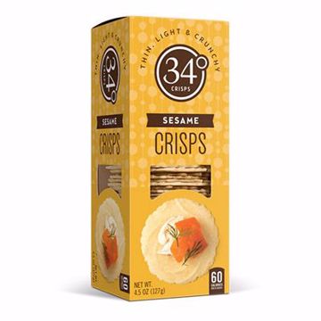 Picture of 34 Degrees Sesame Crisps 12/4.5oz