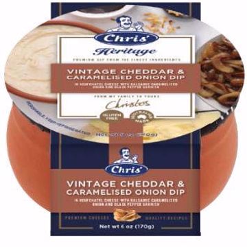 Picture of Chris Foods Cheddar and Onion Spread 6/6oz