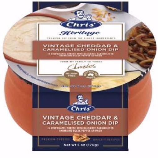 Picture of Chris Foods Cheddar and Onion Spread 6/6oz