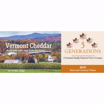 Picture of 5 Generations Farmstead Cheddar Mild 12/8 oz