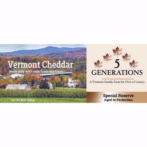 Picture of 5 Generations Farmstead Cheddar Special Reserve 12/8 oz