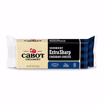 Picture of Cabot Cheddar Extra Sharp Bars Dairy 12/8 oz