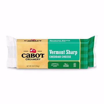 Picture of Cabot Cheddar Sharp Bars Dairy 12/8 oz