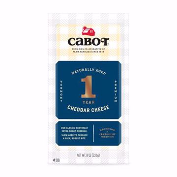 Picture of Cabot Cheddar 1 Year Bar Deli 12/8oz