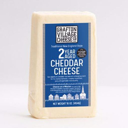 Picture of Grafton Village Cheddar 2 Year Cryovac Bar 6/16 oz