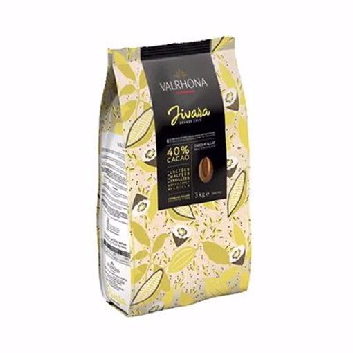 Picture of Valrhona Chocolate Feves Jivara Milk 40% 3/3 kg