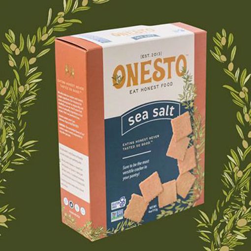 Picture of Onesto Foods Crackers Sea Salt 12/4 oz