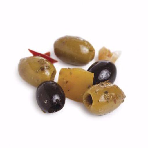Picture of Barnier Olives Riviera Mix Pitted 1/10 lb