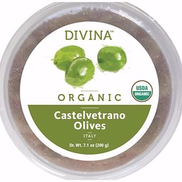Picture of Divina Olives Castelvetrano Rectangle Cup 6/4.6 oz