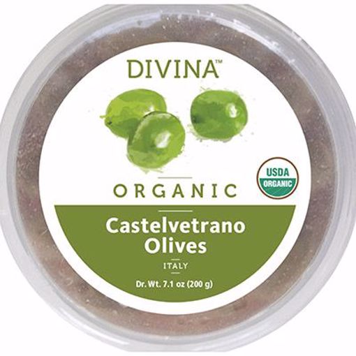 Picture of Divina Olives Castelvetrano Rectangle Cup 6/4.6 oz