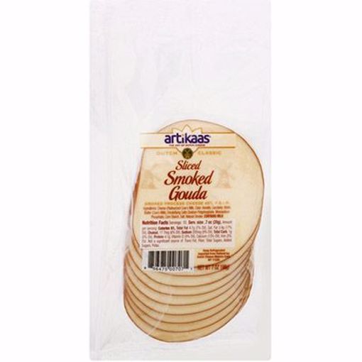 Picture of Artikaas Smoked Gouda Slices Natural 12/7 oz