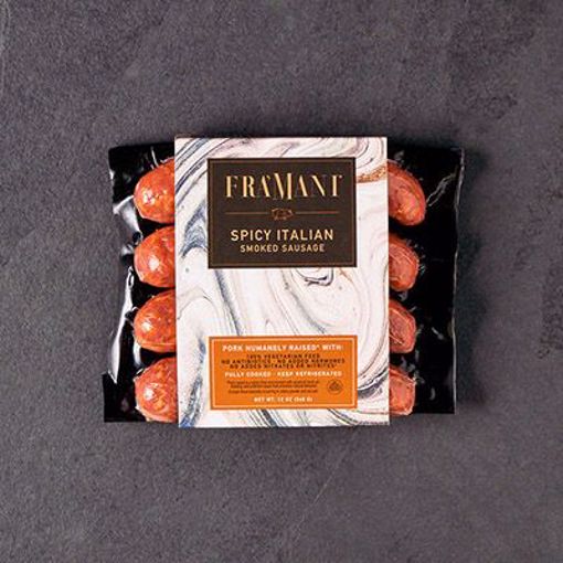 Picture of Fra’Mani Pork Sausage Spicy Italian 8/12 oz