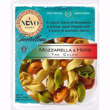Picture of Nuovo Tortelloni Mozzarella Herb Tricolor 6/9 oz