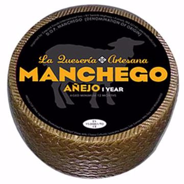 Picture of La Queseria Artesana Manchego 1 Year 2/7 lb