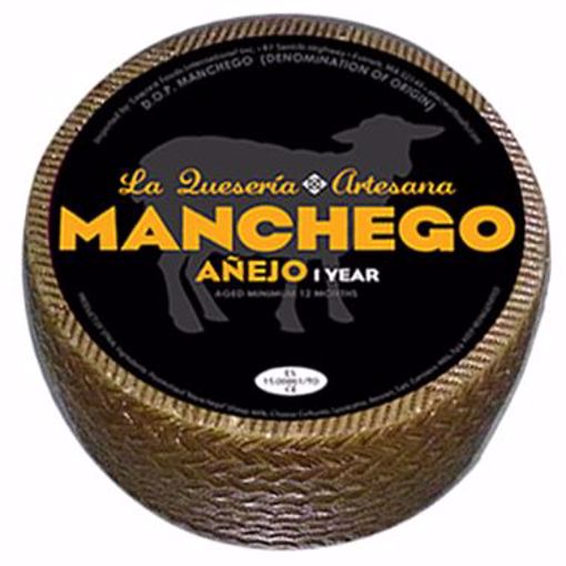 Picture of La Queseria Artesana Manchego 1 Year 2/7 lb