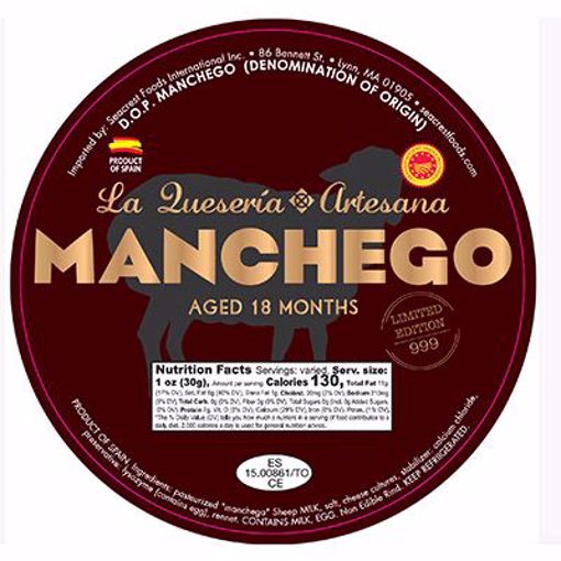 Picture of La Queseria Artesana Manchego 18 months 2/7 lb