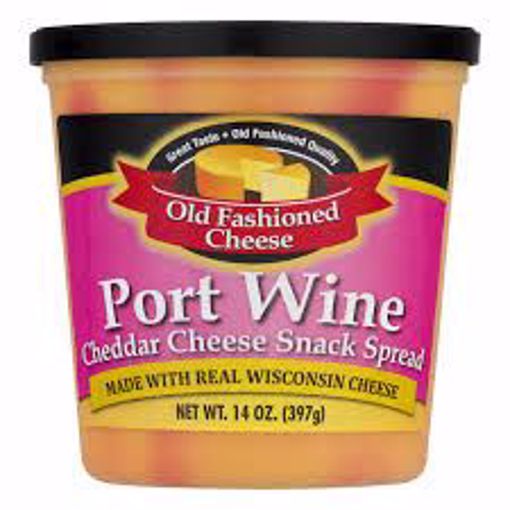 Picture of Old Fashioned Port Wine Cheddar Cold Pack 2/10 lb