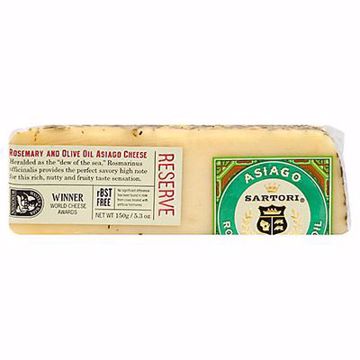 Picture of Sartori Reserve Bellavitano Rosemary Asiago Quarters 4/5 lb