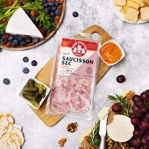 Picture of Three Little Pigs Saucisson Sec Slices 12/4 oz