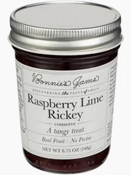 Picture of Bonnie's Jams Raspberry Lime Jam 6/8.75 oz