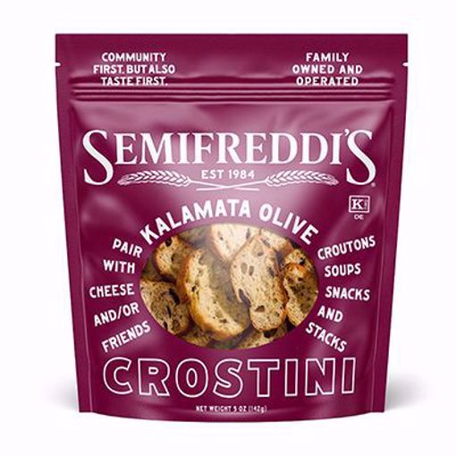 Picture of Semifreddi's Crostini Kalamata Olive 12/5oz