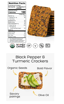 Picture of TOP SEEDZ BLACK PEPPER & TURMERIC CRACKER POUCH 12/5OZ