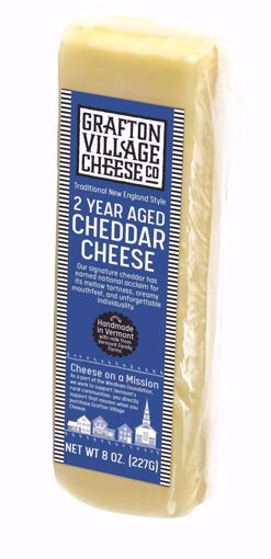 Picture of Grafton Village Cheddar 2 Year Cryovac Bar 12/8 oz