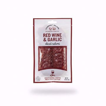 Picture of Vermont Salumi Red Wine & Garlic Sliced 8/2.5oz
