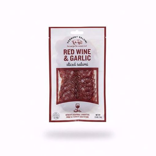 Picture of Vermont Salumi Red Wine & Garlic Sliced 8/2.5oz