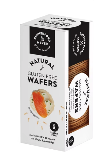 Picture of RUTHERFORD & MEYER GLUTEN FREE WAFERS NATURAL 12/3.5OZ